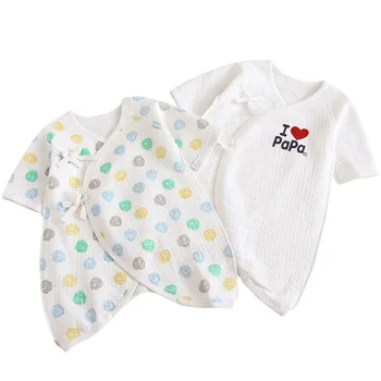 2 Adet Yenidoğan Bebek Tulum Bebek Giyim Pamuk 0-3 M Bebek Giysileri Bir Adet Pijama Polar Yeni Doğan Tulum Kostüm Didida Görüntü 0
