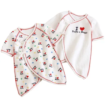 2 Adet Yenidoğan Bebek Tulum Bebek Giyim Pamuk 0-3 M Bebek Giysileri Bir Adet Pijama Polar Yeni Doğan Tulum Kostüm Didida Görüntü 3
