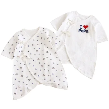2 Adet Yenidoğan Bebek Tulum Bebek Giyim Pamuk 0-3 M Bebek Giysileri Bir Adet Pijama Polar Yeni Doğan Tulum Kostüm Didida Görüntü 4