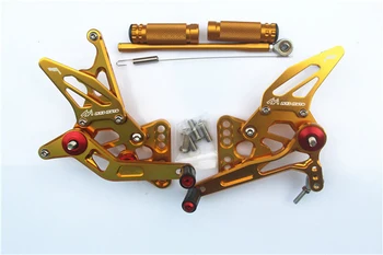 Motosiklet ayarlanabilir fren pedalı ve vites kolu CNC tüm alüminyum kasa SUZUKİ GSXR1000 2005-2006 ıçin K5 Görüntü 2