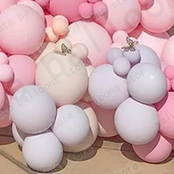 248 Adet Bebek Pembe Balonlar Garland Parti Grand Olay Lateks Globos Süslemeleri Kız Doğum Günü Düğün Gelin Ev Dekor Malzemeleri