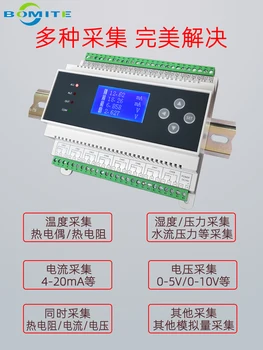Analog Miktar 4-20mA Akım RS485 Modülü NTC Termistör Elektrikli Çift K PT100 Sıcaklık Toplayıcı Görüntü 3