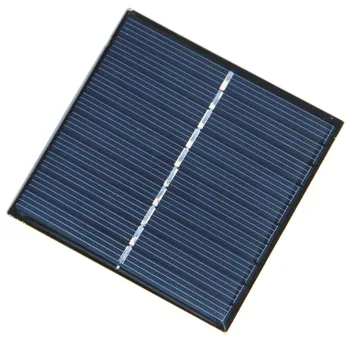 BUHESHUI 5 V 0.8 W Polikristal Güneş Pilleri Modülü DIY GÜNEŞ panelı Şarj Için 3.7 V pil ışığı 80 * 80MM 24 adet Ücretsiz Kargo Görüntü 0