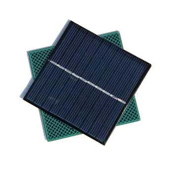 BUHESHUI 5 V 0.8 W Polikristal Güneş Pilleri Modülü DIY GÜNEŞ panelı Şarj Için 3.7 V pil ışığı 80 * 80MM 24 adet Ücretsiz Kargo Görüntü 1