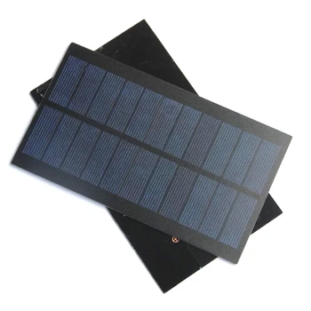 BUHESHUI Toptan 1.8 W 5.5 V Güneş Pili Modülü Polikristal PET GÜNEŞ PANELI DIY güneş enerjisi şarj cihazı ışık Eğitim Kitleri 1000 adet Görüntü 0