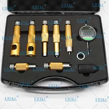 ERIKC yakıt enjektörü Kaldırma Ölçüm Aracı CR Enjektör Çok Fonksiyonlu test kiti Ve Enjektör Kaldırma Ölçüm Aracı