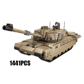 Modern askeri İngiltere FV 4034 Challenger 2 tankı batisbricks yapı taşı modeli ww2 ordu rakamlar tuğla oyuncaklar koleksiyonu