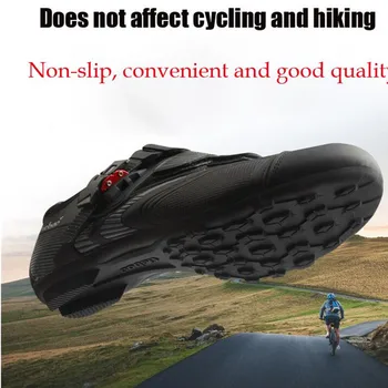 Tiebao Kauçuk Bisiklet Ayakkabı Yeni Olmayan kilit MTB Yol Bisiklet Ayakkabı Erkek Kadın Havalandırma İçin Uygun Bisiklet Yürüyüş Taban Ayakkabı Görüntü 3