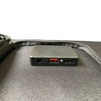Cep telefonu şarj hazinesi USB açık şarj paketi 12 V katlanabilir solar şarj paketi taşınabilir tek kristal Görüntü 3