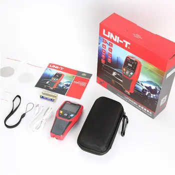 UNI-T UT343D araba boyası Kaplama kalınlık ölçer Otomobil Boya Elektrolizle Metal LCD Arka Kaplama kalınlık test cihazı Metre Görüntü 4