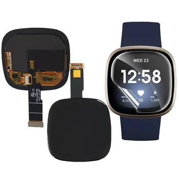 Fitbit için Versa 3 FB511 FB512 LCD Smartwatch Ekran Dokunmatik Ekran Paneli Yedek Parçalar