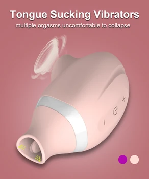 Vibratör Meme Enayi masaj Oral Klitoris Dil Seks Vibratörler Meme Büyütmek Klitoris Stimülatörü Yetişkin Seks Oyuncakları Kadın için