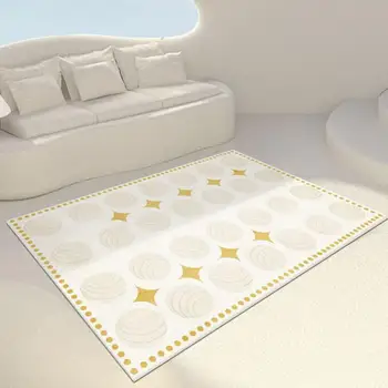 Iskandinav ışık Lüks Geometrik Tarzı sehpa Halı Yatak Odası Başlık Kaplı Halı kaymaz Mat Yatak Odası Başucu Tapis