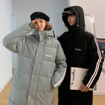 Orta uzunlukta Çift Kapitone Ceket Güzel Sıcak Ceket Ceket Kadın Kış Kalın Ve Sıcak Kore Spor Stil Aşağı Kapitone Ceket Parka