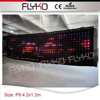 Şarj edilebilir LED acil aydınlatma ücretsiz kargo P9 4. 2x1. 2 m yeni ürün video zemin