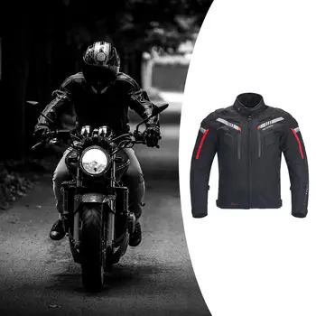 Motosiklet takım elbise CE termal su geçirmez yağmurluk yağmur dişli ceket kış için Görüntü 0
