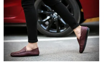 Açık rahat ayakkabılar, basit bez ayakkabılar, yeni erkek ayakkabıları Q1A36