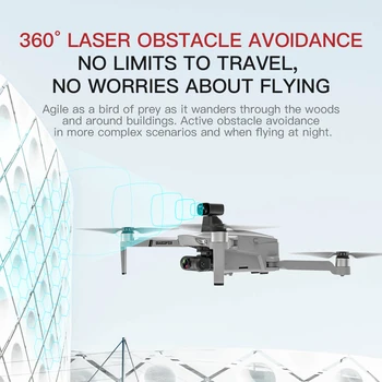 KF102 / KF102 MAX ÇBS RC Drone GPS 4 K HD Kamera Engellerden Kaçınma Fırçasız Katlanabilir WiFi FPV Profesyonel rc dört pervaneli helikopter Oyuncaklar Görüntü 5