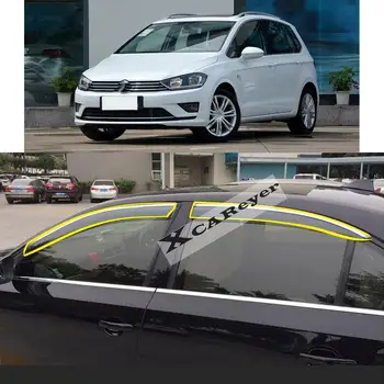 VW Volkswagen Golf için Sportsvan 2016 2017 2018 2019 2020 2021 Araba Sticker Plastik pencere camı rüzgar siperliği Yağmur / Güneş Koruma Havalandırma