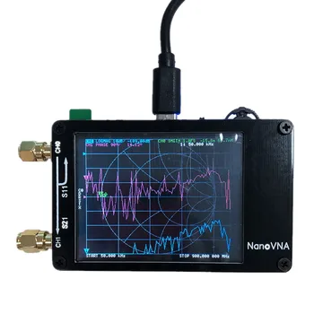 Vektör Ağ Analizörü Kısa Dalga MF HF VHF 10 kHz-1.5 GHz 2.8 İnç LCD ekran Nanovna Görüntü 4