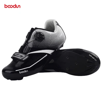 BOODUN MTB Bisiklet Ayakkabı Triatlon Yarış Yol Bisikleti Ayakkabı Erkekler Dağ Yansıtıcı Bisiklet Ayakkabı açık Sneaker Zapatos ciclismo Görüntü 5