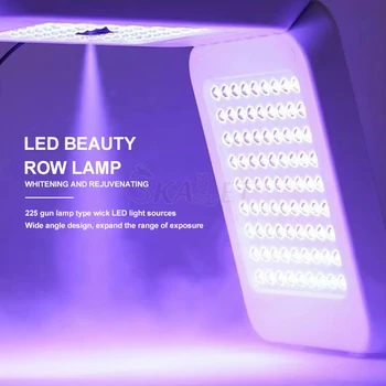 2022 taşınabilir 8 renk LED ışık terapi sprey nem cilt kaldır akne yüz cilt bakım cihazı