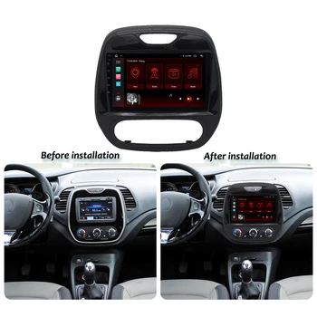 Android otomobil radyosu Renault Kaptur Captur 2016-2019 Carplay 4G Araba Multimedya Oynatıcı GPS Autoradio Görüntü 3