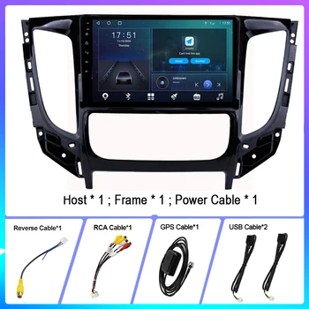 Araba Radyo Mitsubishi TRİTON ıçin L200-2019 2din Android 10.0 Navigasyon GPS Multimedya Video DVD Oynatıcı Carplay Autoradio