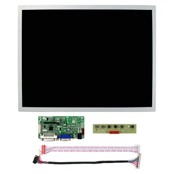 DVI + VGA + LCD Denetleyici Kurulu İle 15 inç 1024x768 LQ150X1LW94 IPS LCD Ekran Görüntü 1