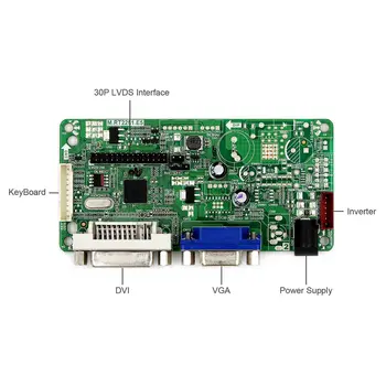 DVI + VGA + LCD Denetleyici Kurulu İle 15 inç 1024x768 LQ150X1LW94 IPS LCD Ekran Görüntü 2
