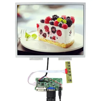 DVI + VGA + LCD Denetleyici Kurulu İle 15 inç 1024x768 LQ150X1LW94 IPS LCD Ekran Görüntü 3