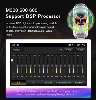 IPS DSP 2Din Android 9.0 Araba Radyo Peugeot 207 2006-Için Stereo Multimedya Video Oynatıcı GPS Navigasyon Teyp Hıçbır DVD Kaydedici Görüntü 4