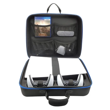 Çanta İçin PS5 Konsolu Koruyucu Çanta Ayarlanabilir Kolu Çanta İçin PS5 Seyahat taşıma çantası Aksesuarları Organizatör İçin PS5 Konsolu Görüntü 5